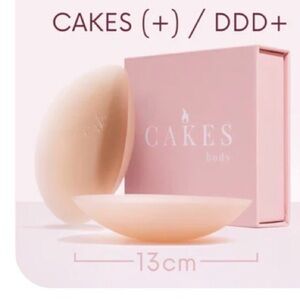 CAKES Body Silicone Nipple Covers -  Honey + DDD+